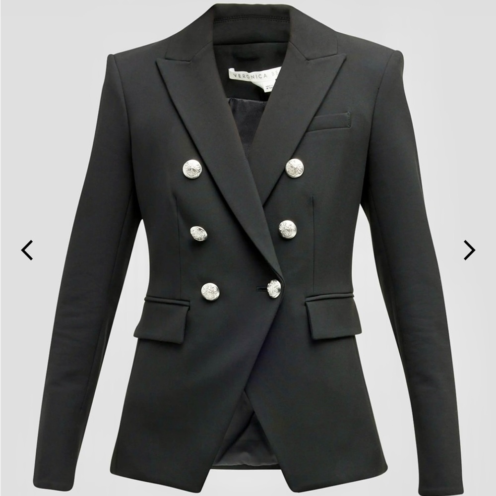 Veronica Beard Black Miller Dickey Jacket